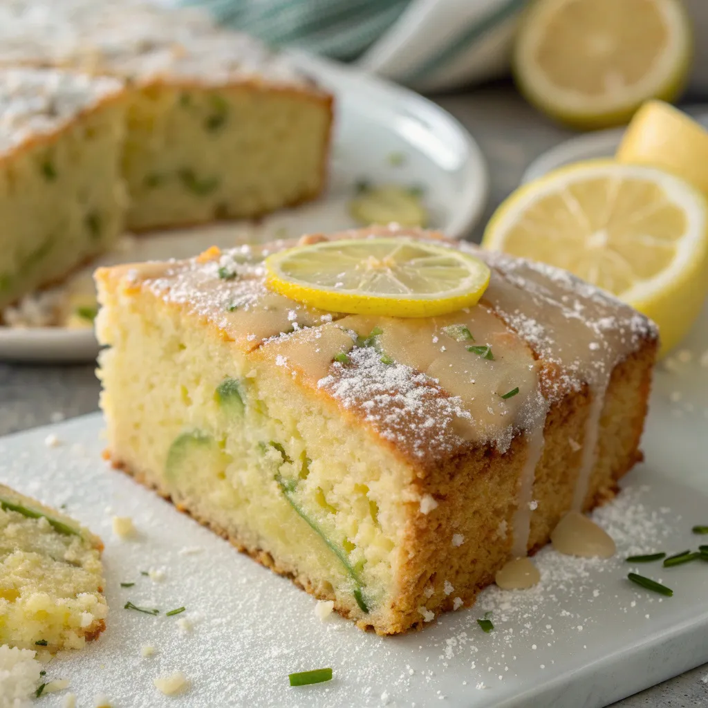 Grain-Free Lemon Zucchini Cake: Moist, Zesty, and Healthy